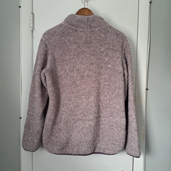 LIV Outdoor Sherpa Pullover Fleece Purple Women's Large - Picture 2 of 6